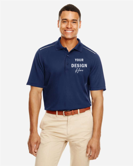 CORE365 - Men's Radiant Performance Piqué Polo with Reflective Piping - 88181R