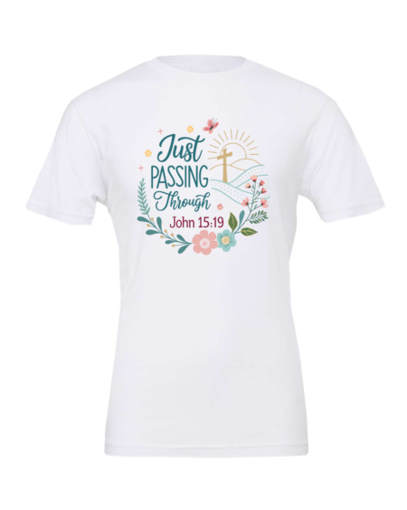 Just Passing Through Premium T-Shirt_White